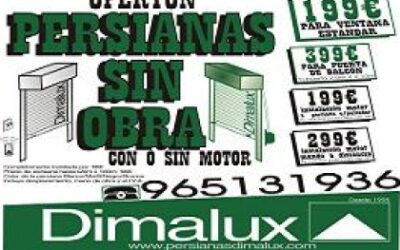 OFERTON Persianas Sin Obra
