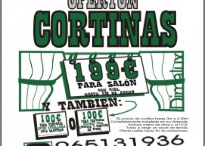 Oferton Cortinas Hasta fin de año