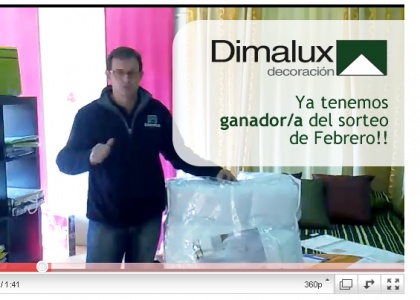 Ya tenemos ganadora para el primer sorteo en Persianas Dimalux de Febrero 2011