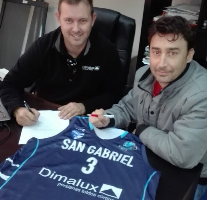 Nuevo Patrocinio de Dimalux, persianas, cortinas y Toldos en Alicante con Basket San Gabriel