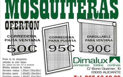 OFERTA Mosquiteras en Alicante