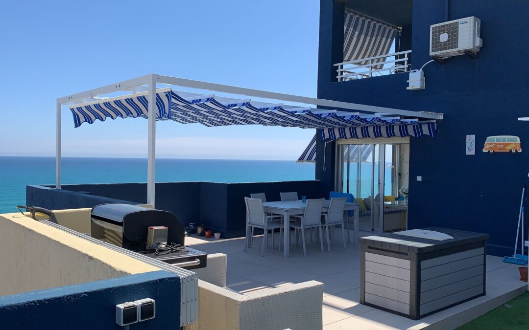 Toldo de palillería en San Juan Playa Alicante